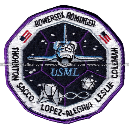 NASA Patch - Bowersox Rominger - Thornton Sacco Lopez-Alegria Leslie Coleman