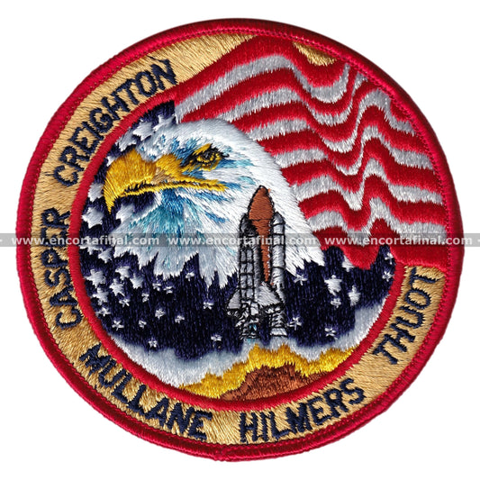 NASA Patch - Casper Creighton Mullane Hilmer Thuot