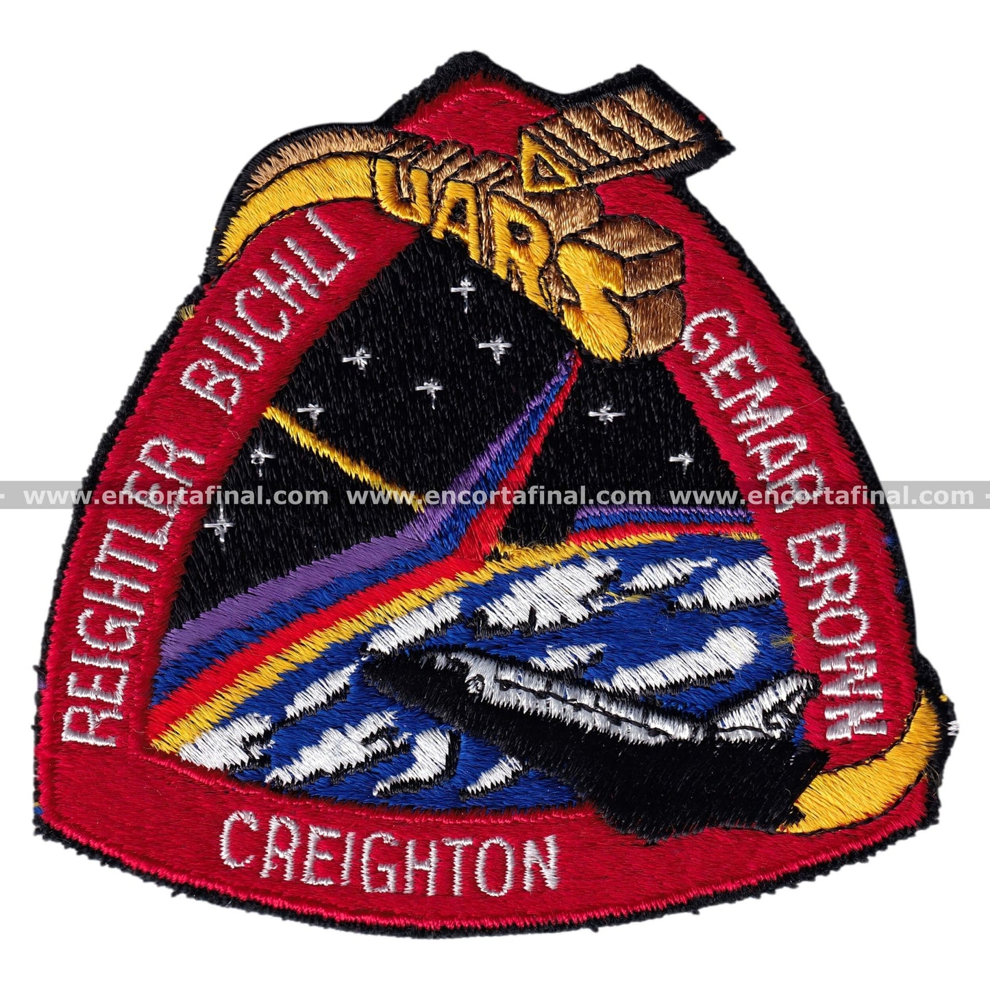 NASA Patch - UARS - Reightler Buchli - Gemar Brown - Creighton