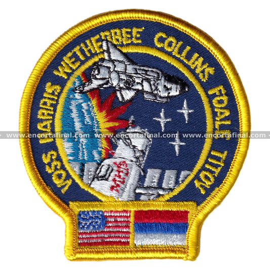 NASA Patch - Voss Harris Wetherbee Collins Foale Titov