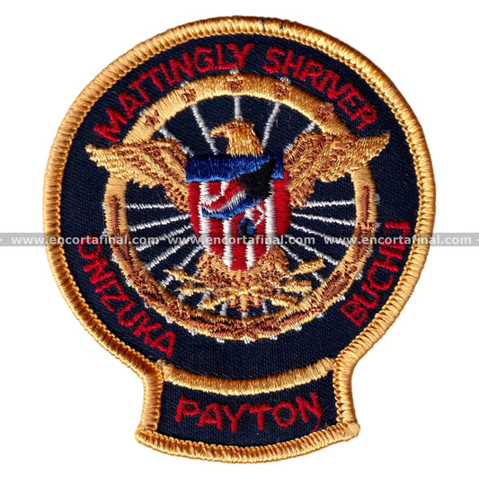 NASA Patch - Mattingly Shriver Onizuka Buchli Payton