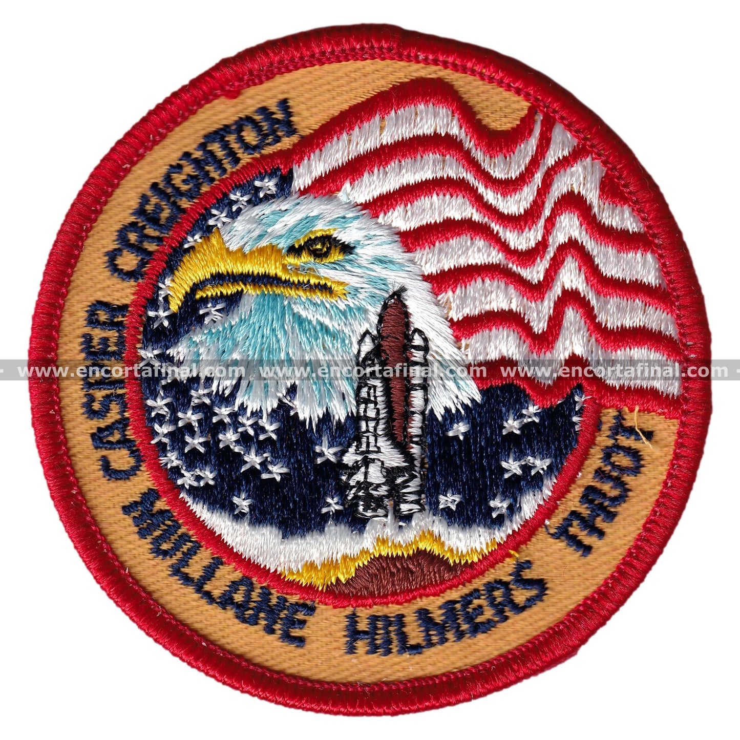NASA Patch - Casper Creighton Mullane Hilmers Thuot