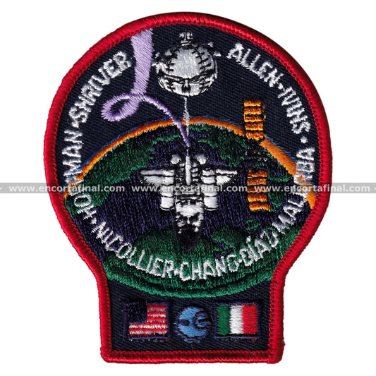 NASA Patch - Hoffman Shriver Allen Ivins Nicollier Chang-Díaz Malerba