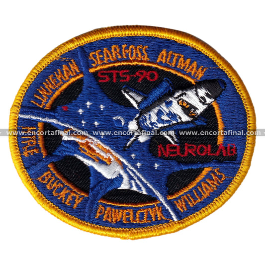 NASA Patch - Linnehan Searfoss Altman Hire Buckey Paweleczyk Williams