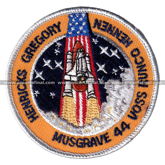 NASA Patch - Henricks Gregory - Musgrave 44 Voss Runco Hennen