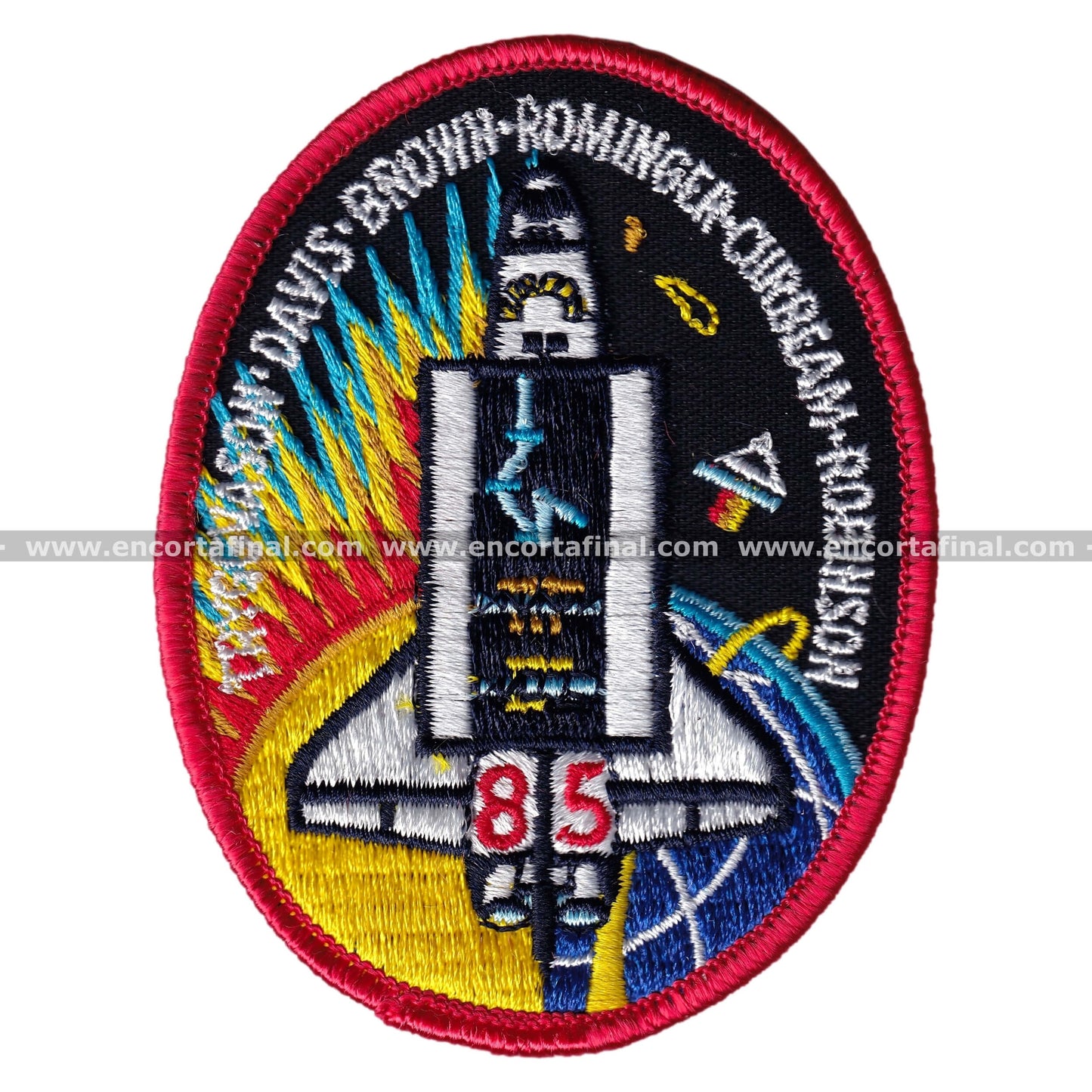 NASA Patch - 85 - Tryggvason Davis Brown Rominger Curbeam Robinson