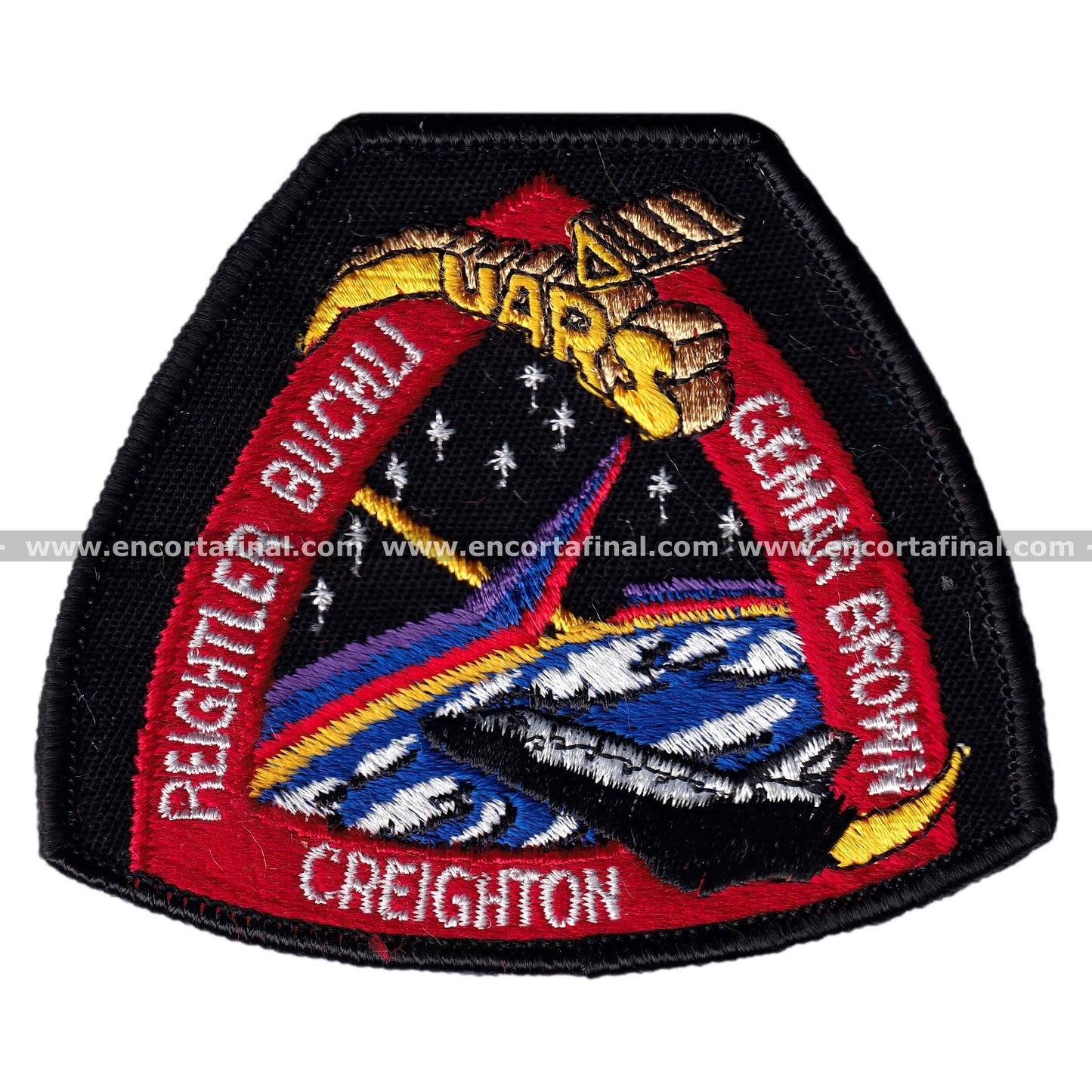 NASA Patch - Mission STS-48 - UARS - Reightler Buchli - Gemar Brown - Creighton