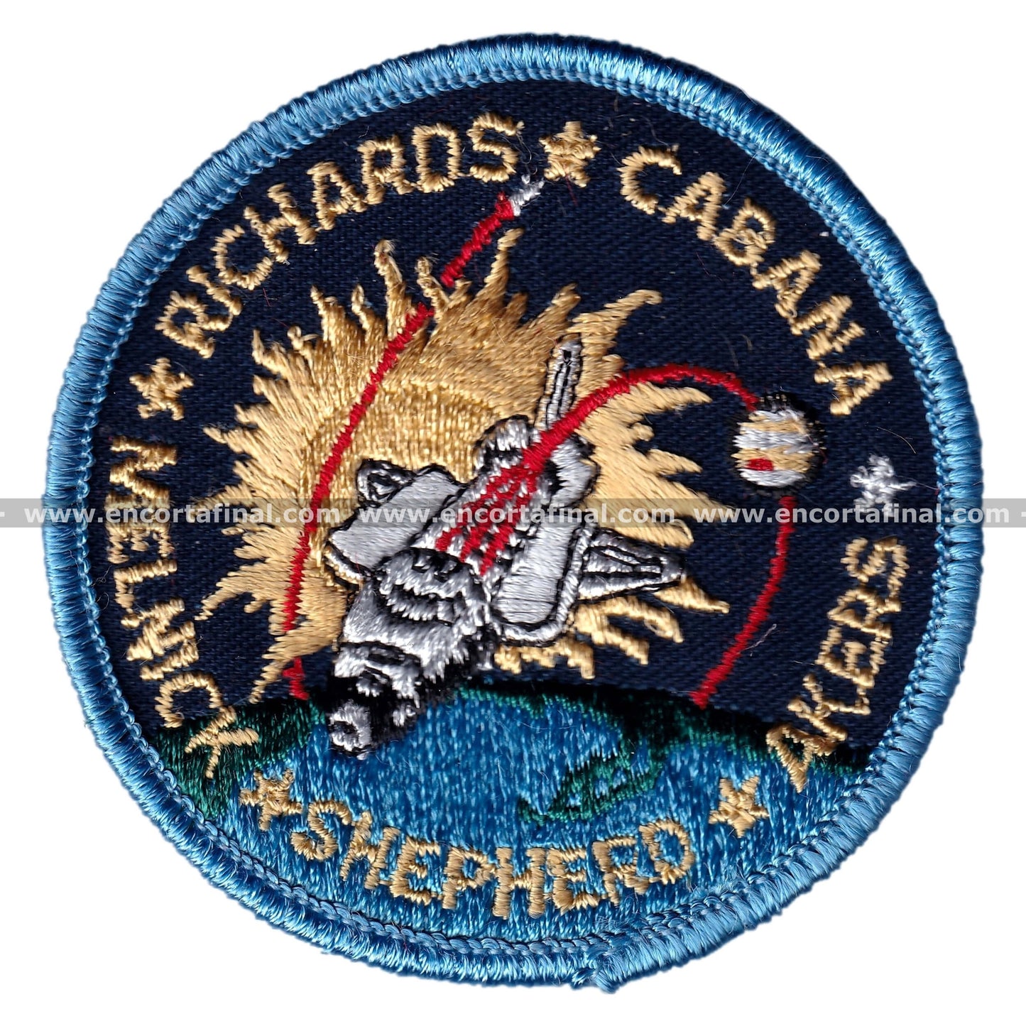 NASA Patch - Mission STS-41 - Richards - Cabana - Melnick - Shepherd - Akers