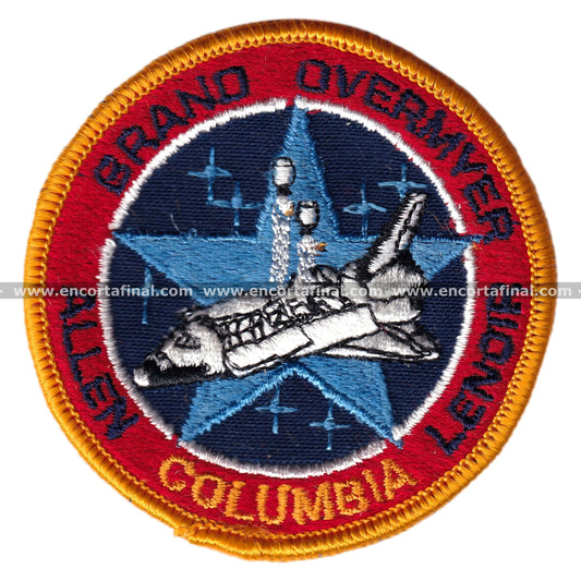 NASA Patch - Mission STS-109 - Columbia - Allen - Lenoir - Brand - Overmyer
