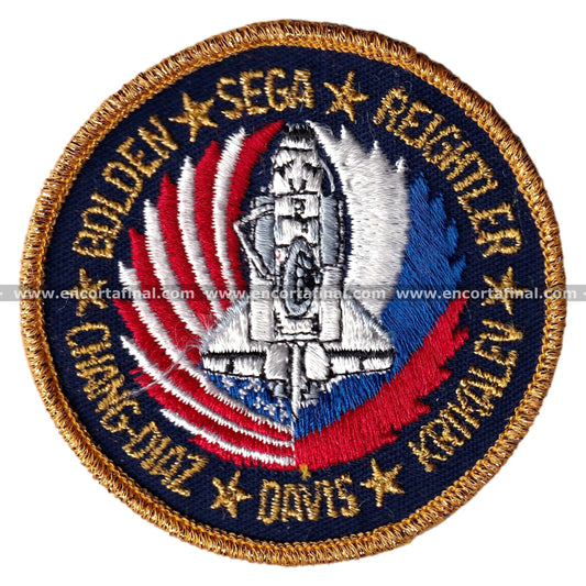 NASA Patch - Mission STS-60 - Bolden - Sega - Reightler - Chang-Díaz - Davis - Krikalev