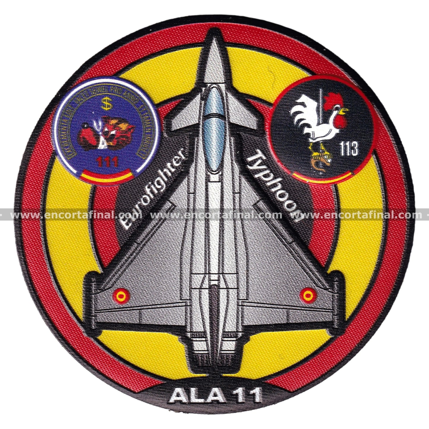 Air Force Patch - Wing 11 - 111-113 Squadron - Eurofighter Typhoon