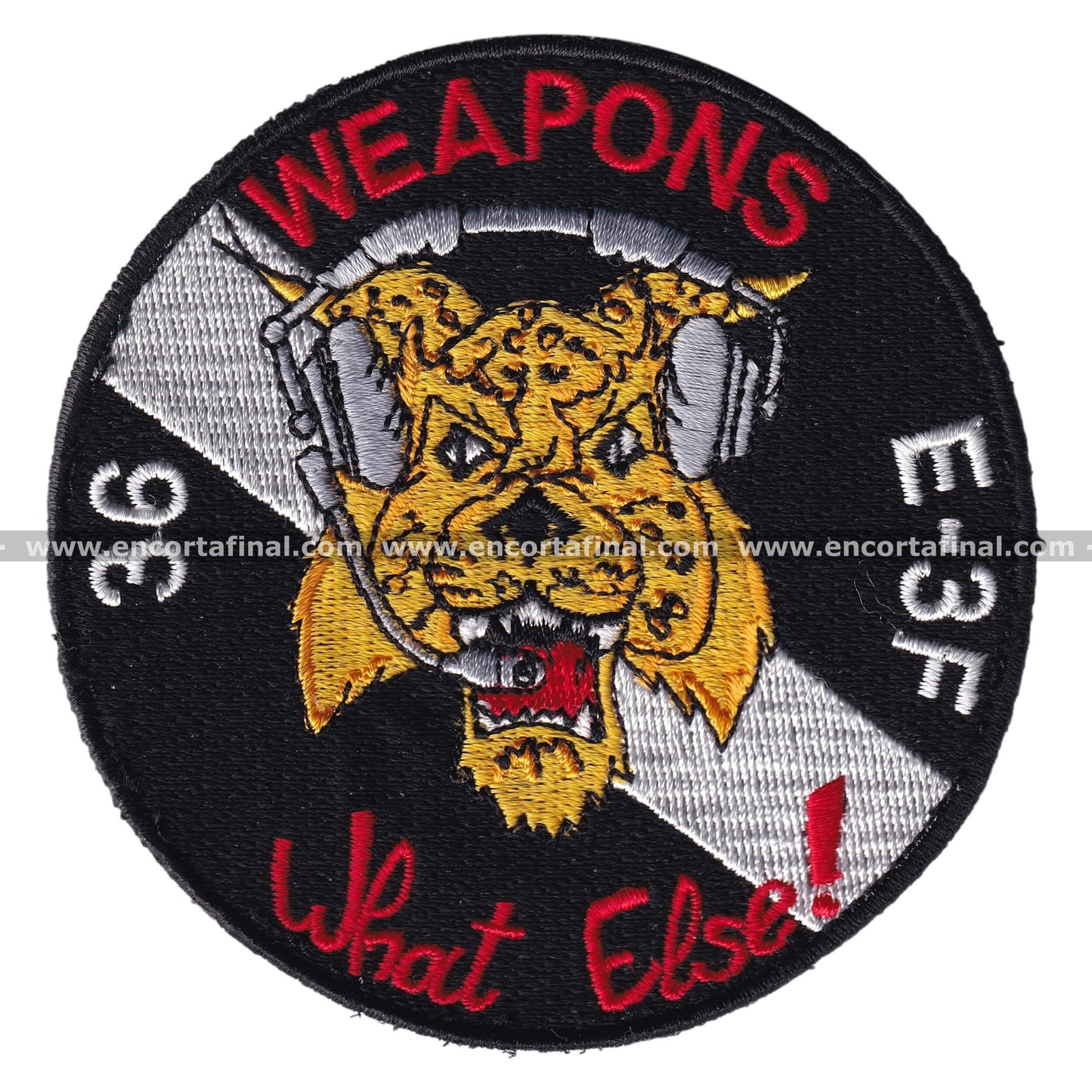 French Air Force Patch - E3-F - 36 - Weapons - What Else! -Boeing E-3 Sentry AWACS