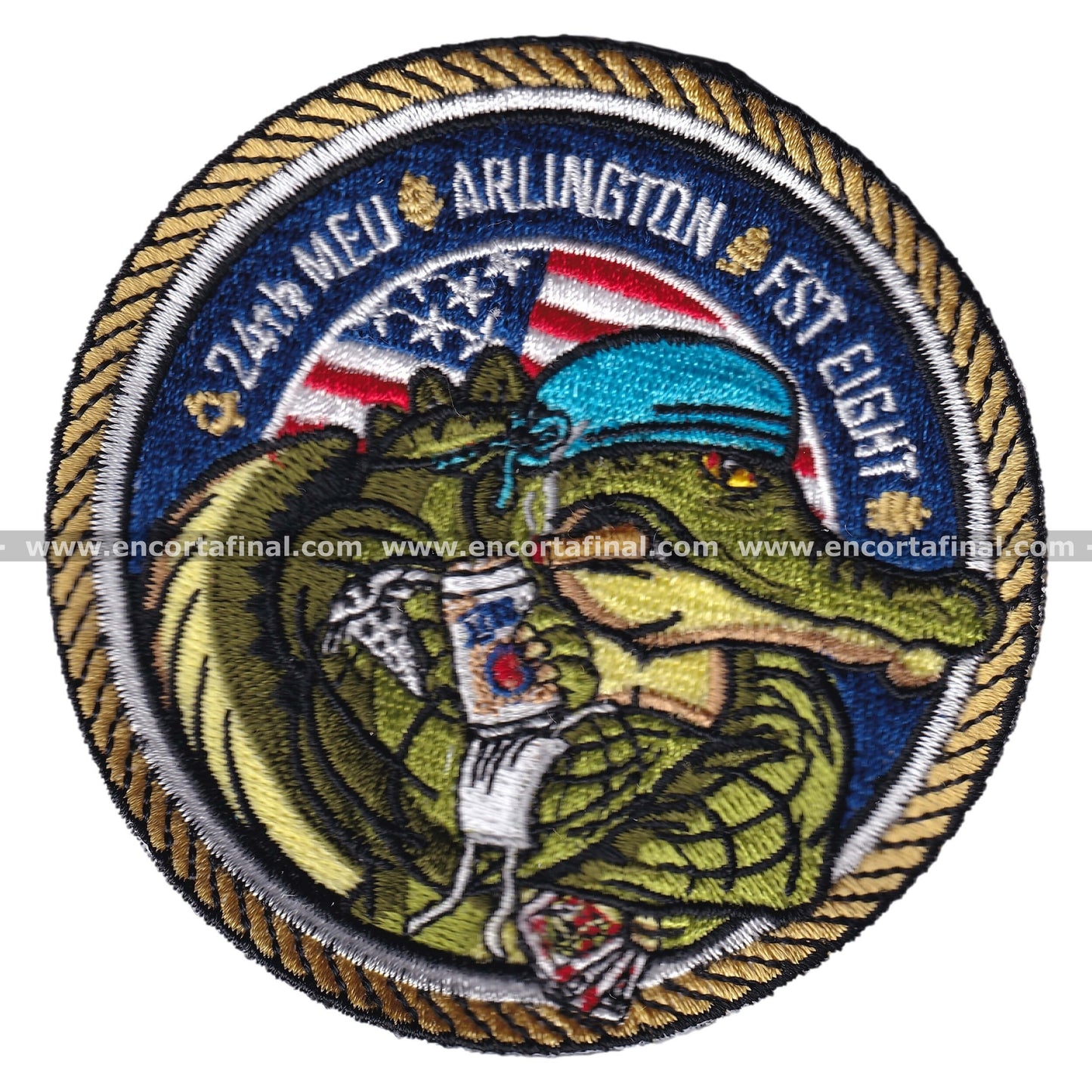 Parche United States Navy - FST Eight - 24Th Meu - Arlington