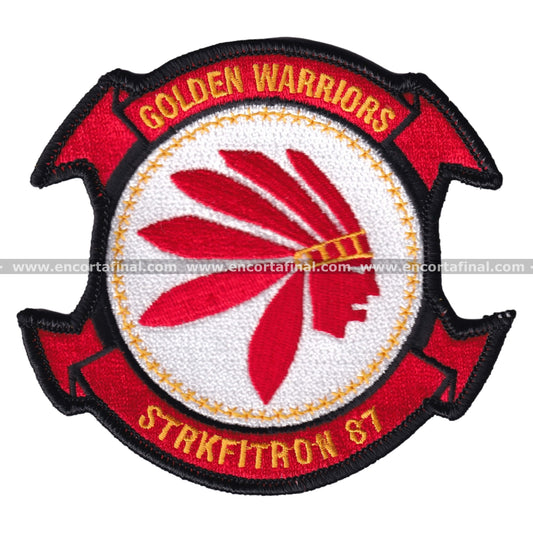 Parche United States Air Force - STRKFITRON 87 - Golden Warriors