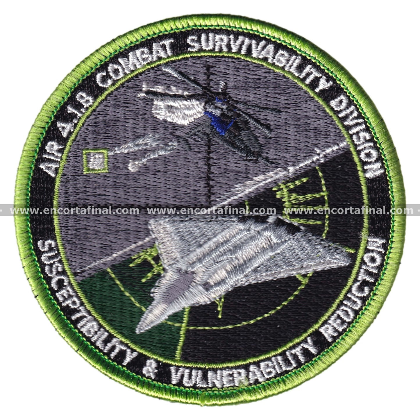 United States Air Force Patch - Air 4.8.1 Combat Survivability Division - Susceptibility &amp; Vulnerability Reduction