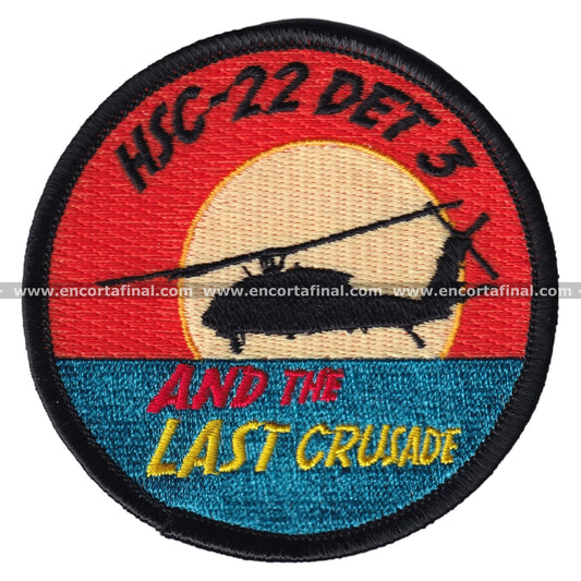 United States Air Force Patch - HSC-22 Det 3 And The Last Crusade