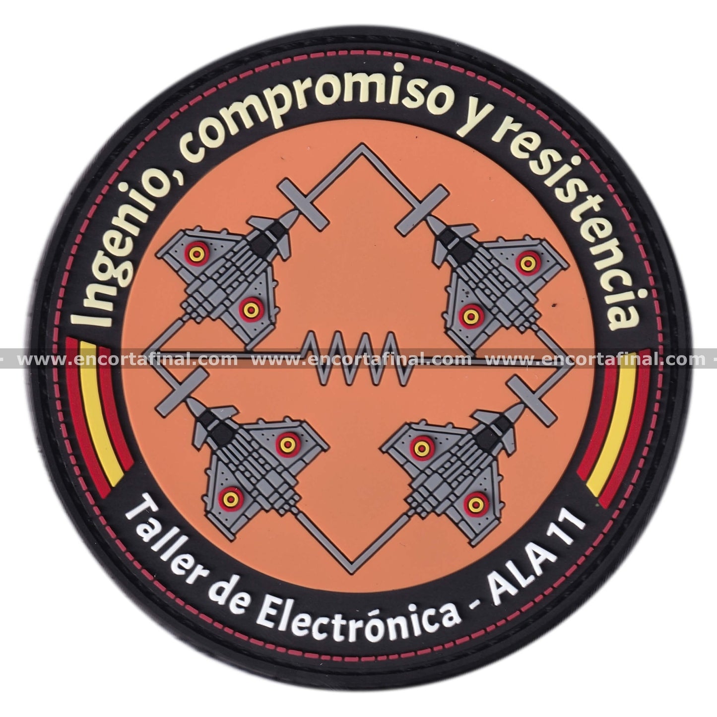 Parche Ala 11 - Ingenio, Compromiso y Resistencia - Taller de Electronica