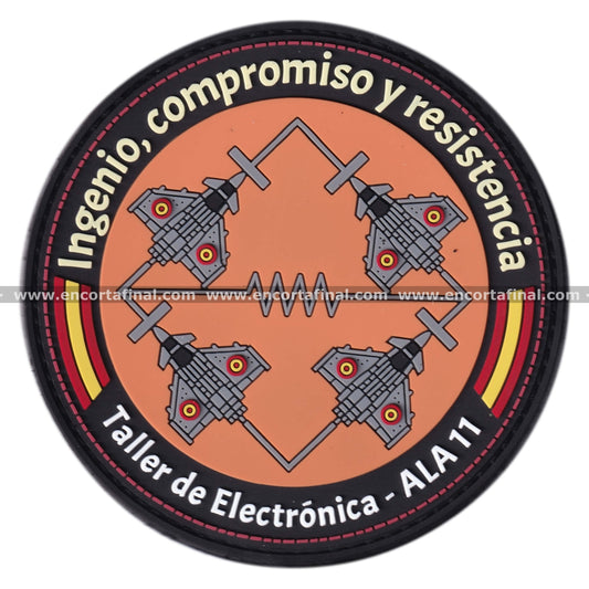 Parche Ala 11 - Ingenio, Compromiso y Resistencia - Taller de Electronica