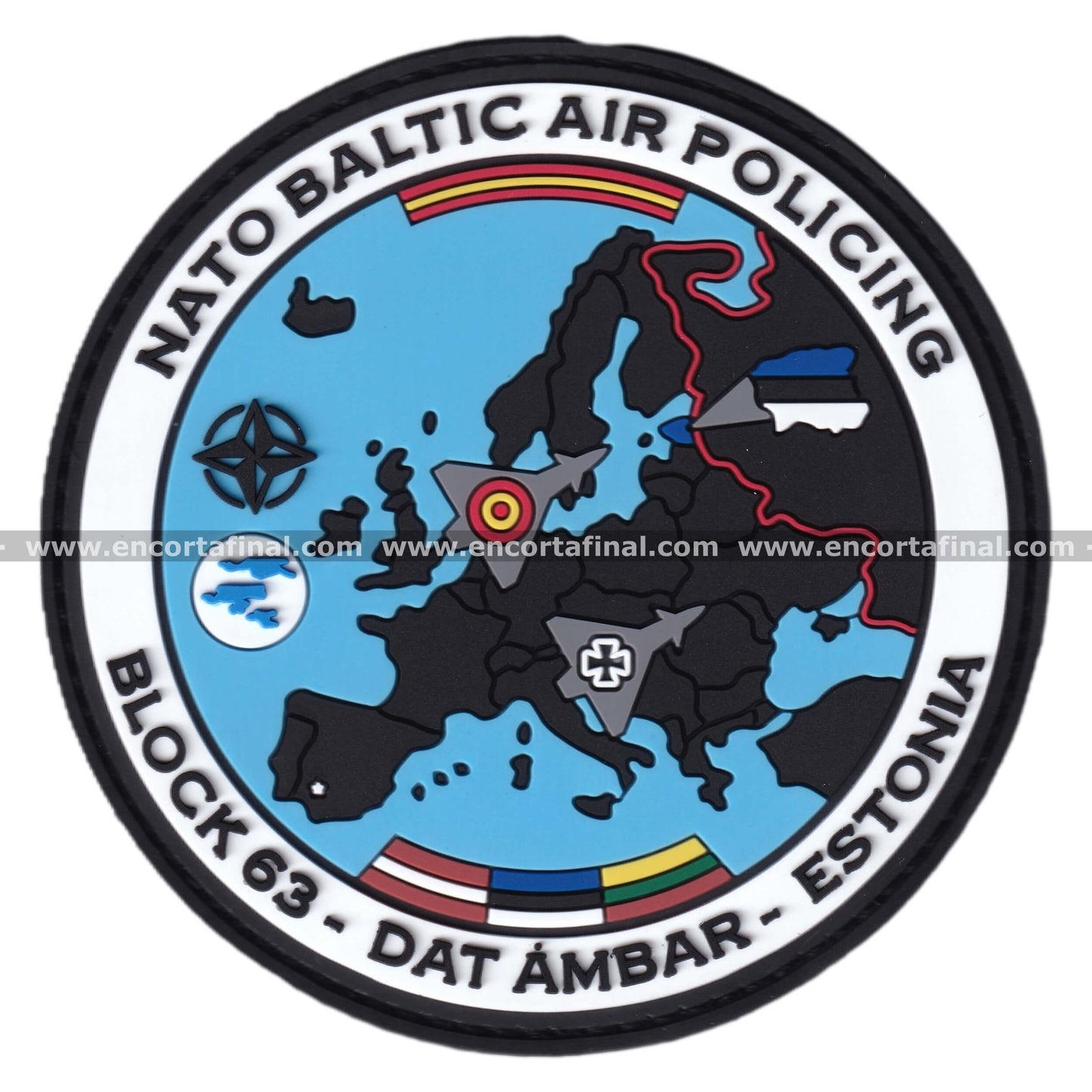 11th Wing Patch - Baltic Air Policing - Block 63 - Dat Ambar - Estonia