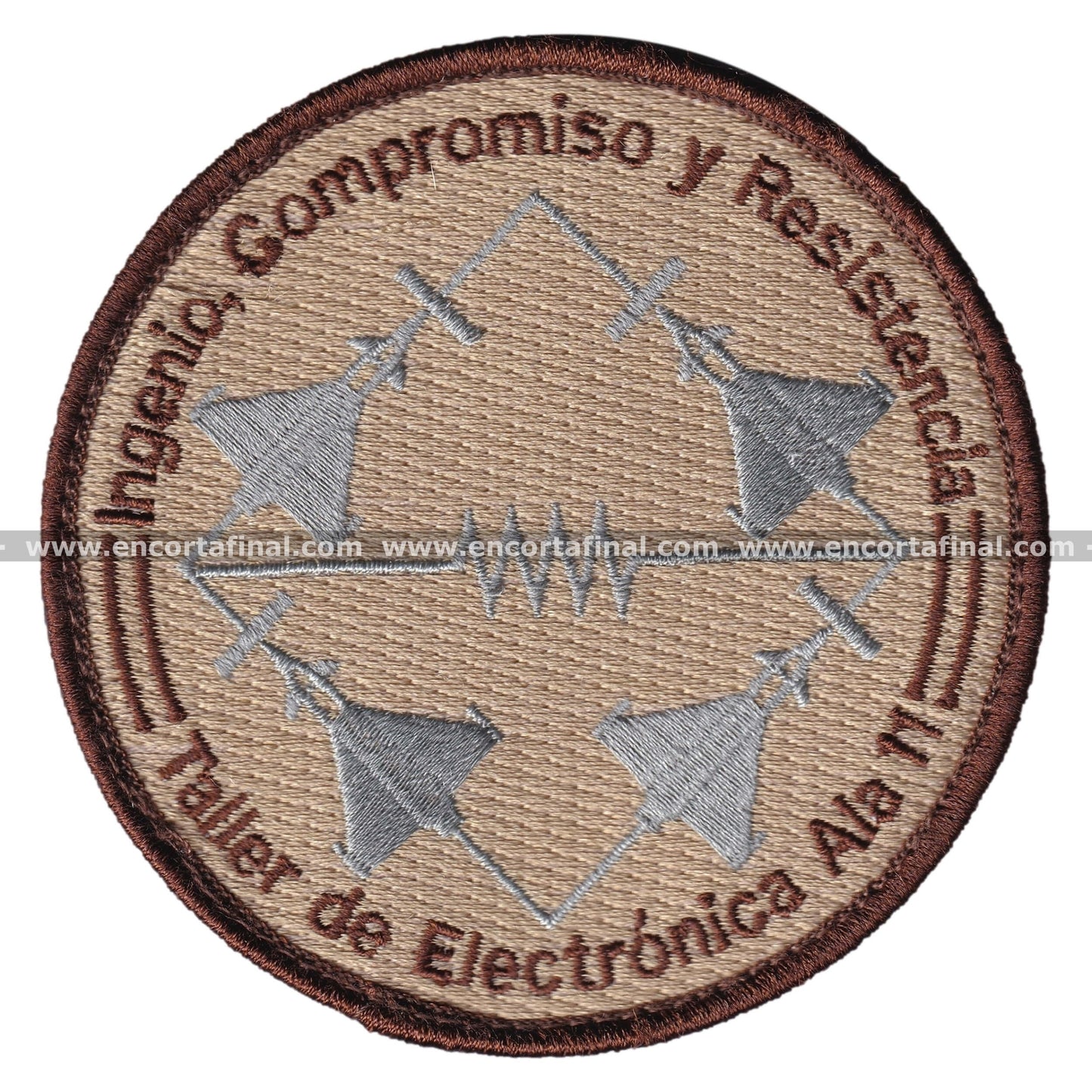 Parche Ejercito del Aire - Ala 11 - Taller de electronica - Ingenio, comrpomiso y resistencia