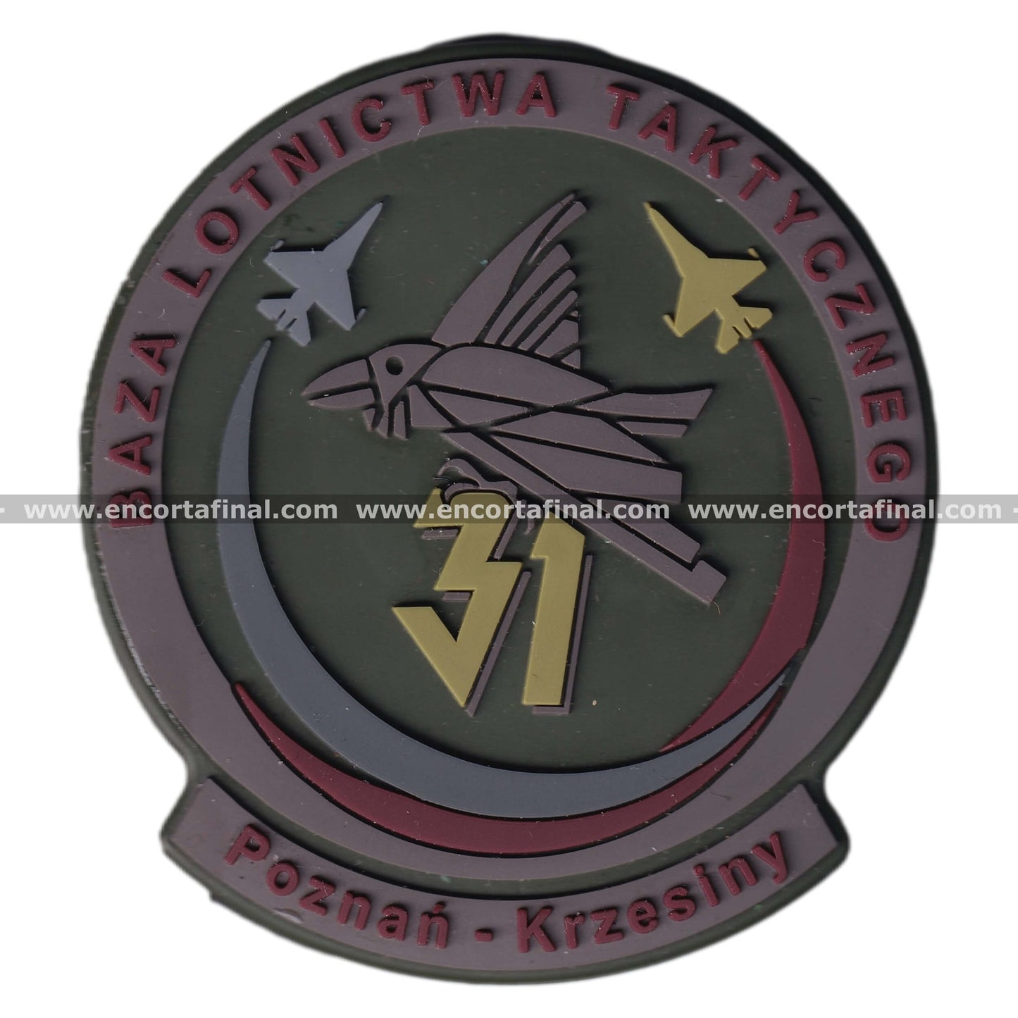 Parche Polish Air Force - 31st Tactical Air Base - Baza Lotnictwa Taktycznego