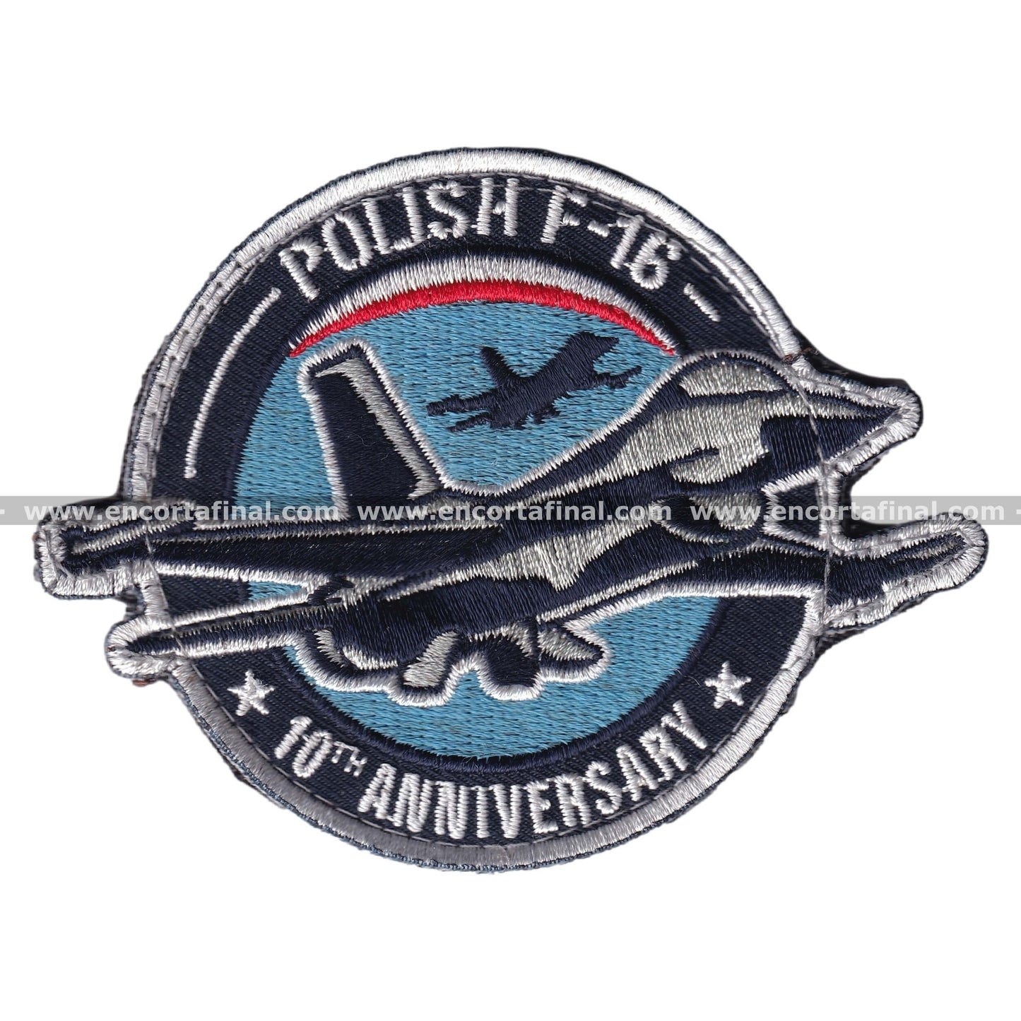 Parche Polish Air Force - F-16 Fighting Falcon - 10th Anniversary