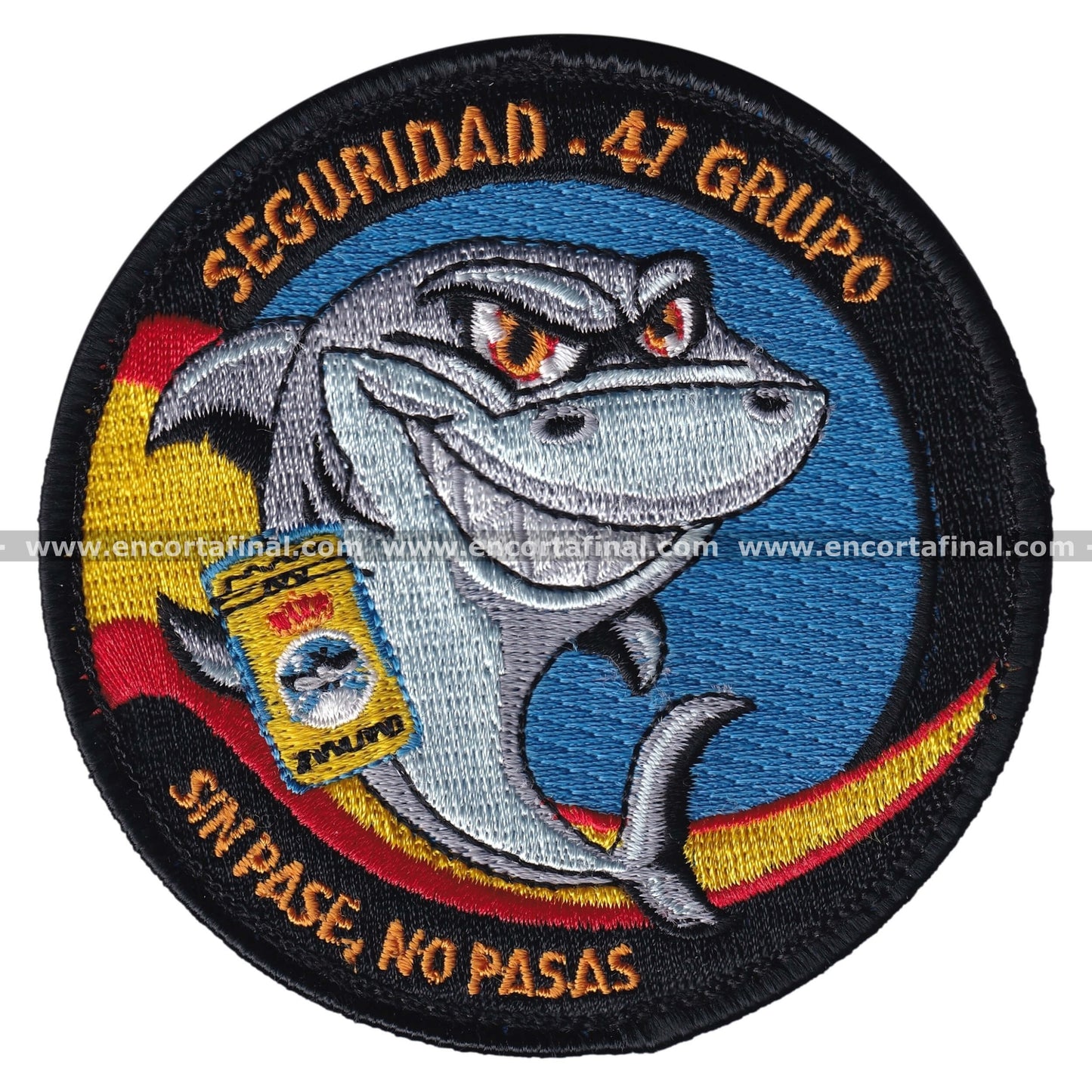 Parche 47 Grupo Mixto de Fuerzas Aereas - Seguridad - Sin Pase No Pasas