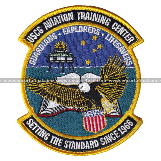 United States Armed Forces Patch - USCG Aviation Training Center - Setting the standard since 1966