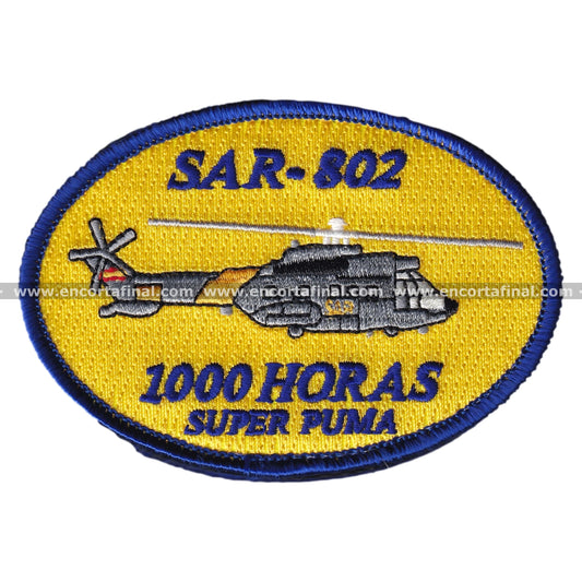 Patch 802 Air Force Squadron - SAR-802 - 1000 Hours - Super Puma
