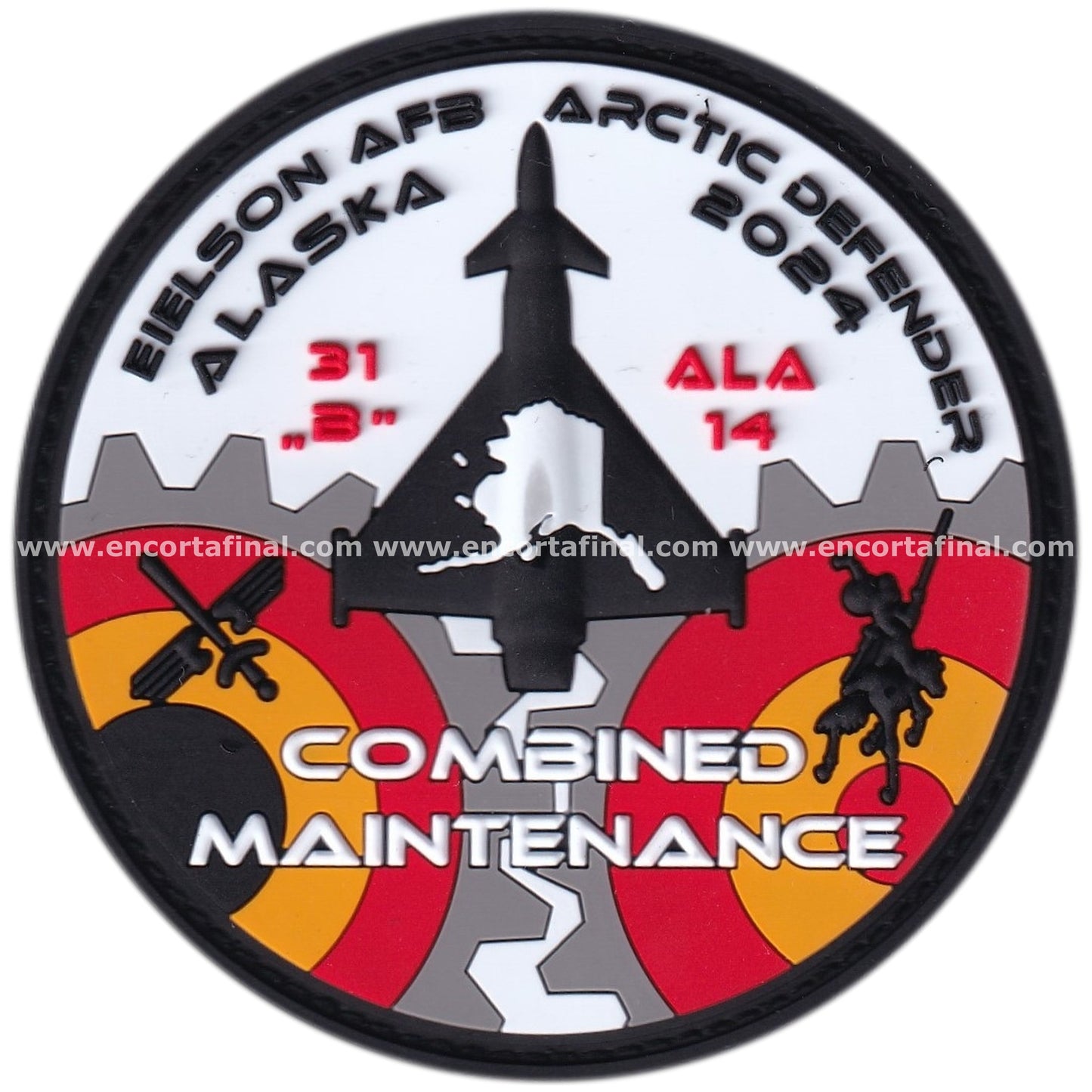 14th Wing Patch - Artic Defender 2024 - Combined Maintenance - Eurofighter Typhoon