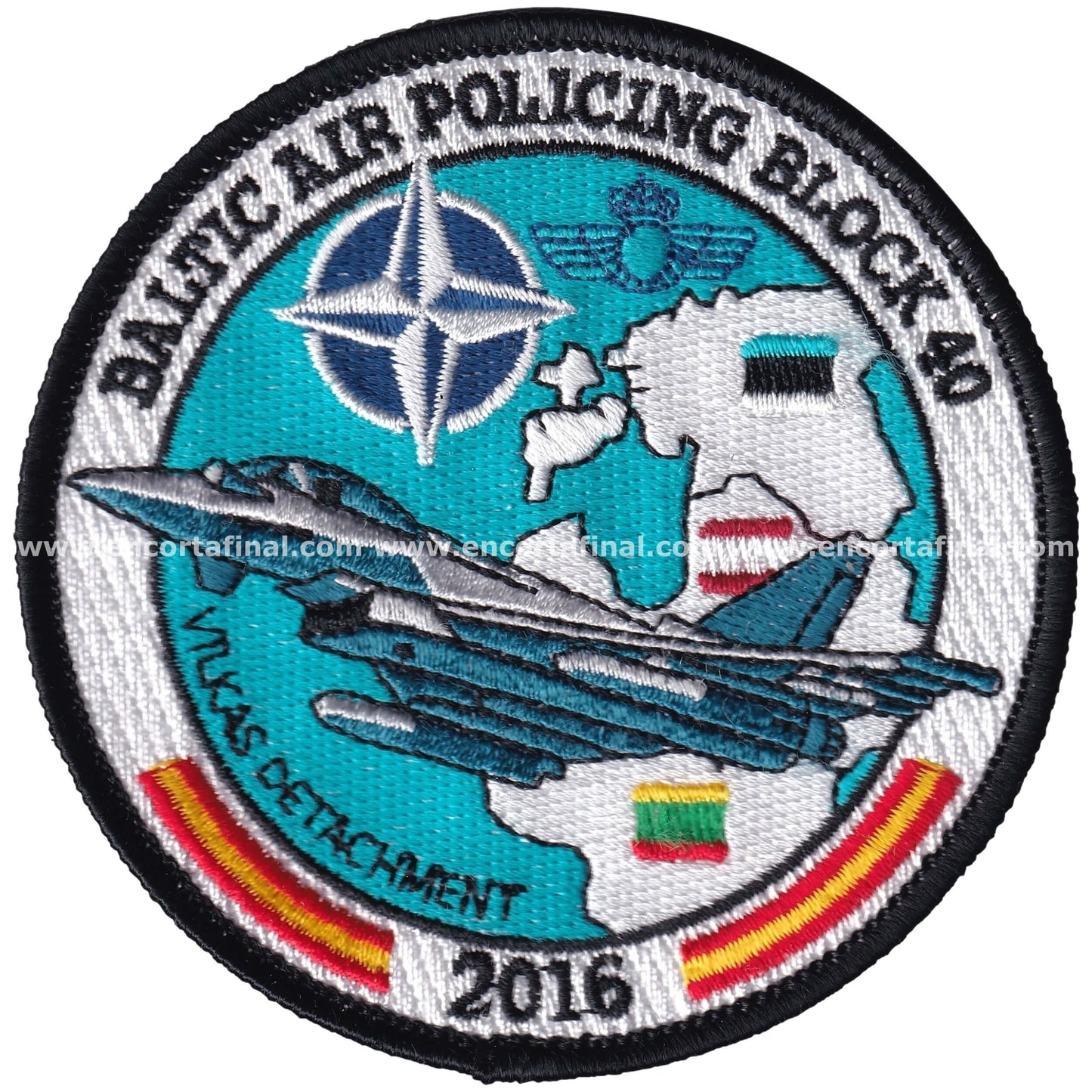 14th Wing Patch - Baltic Air Policing Block 40