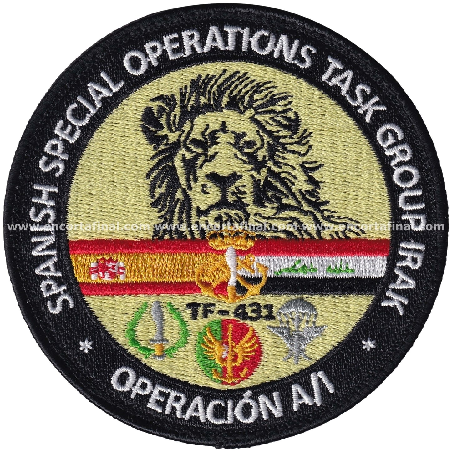 Parche Spanish Special Operations Task Group Irak