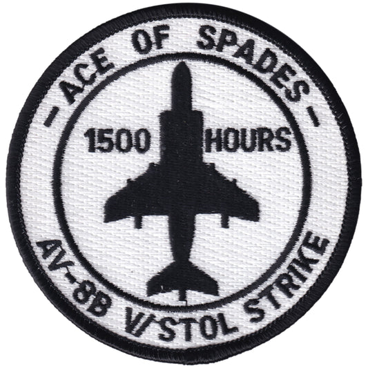Parche United States Marine Corps - VMA-231 - Ace Of Spades - 1500 Hours - McDonnell Douglas AV-8B Harrier II