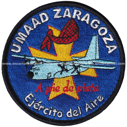 Parche Ejercito del Aire - UMAAD Zaragoza - A pie de pista