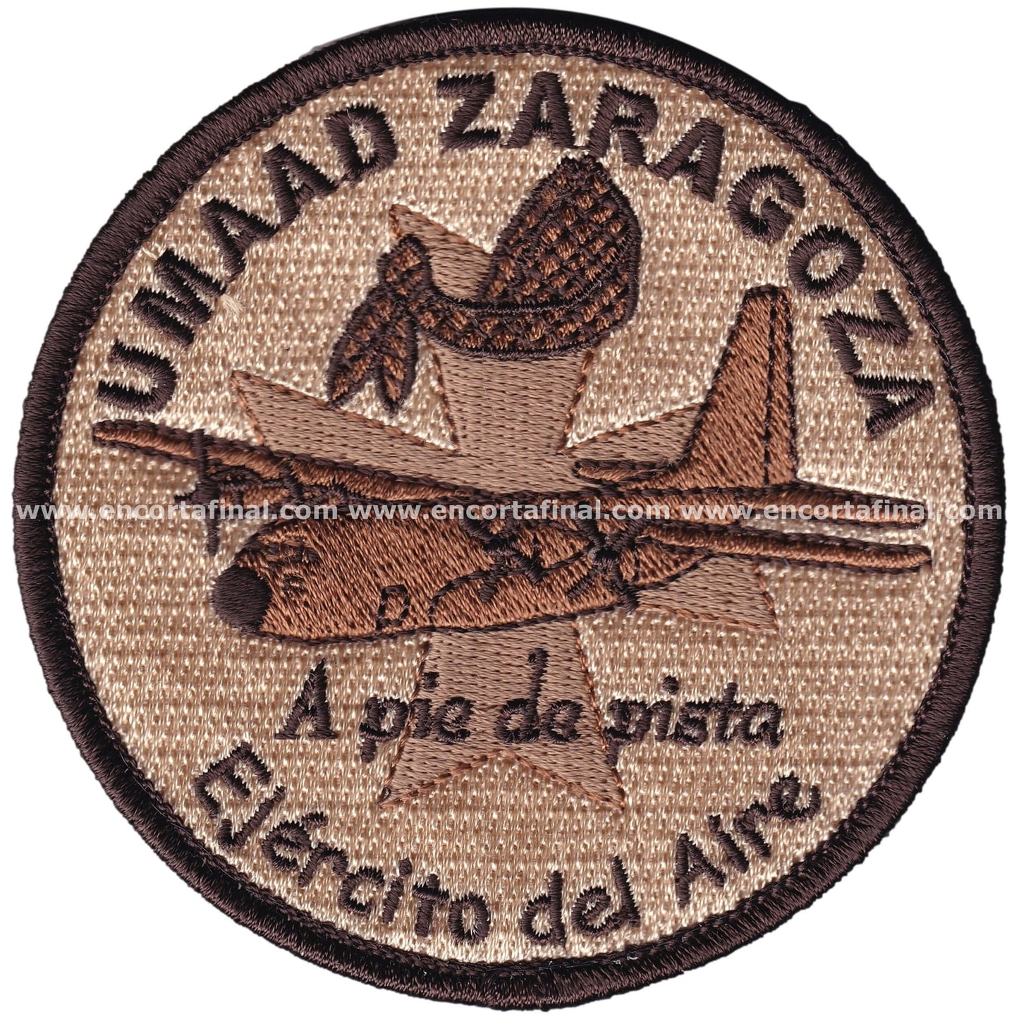 Parche Ejercito del Aire - UMAAD Zaragoza - A pie de pista