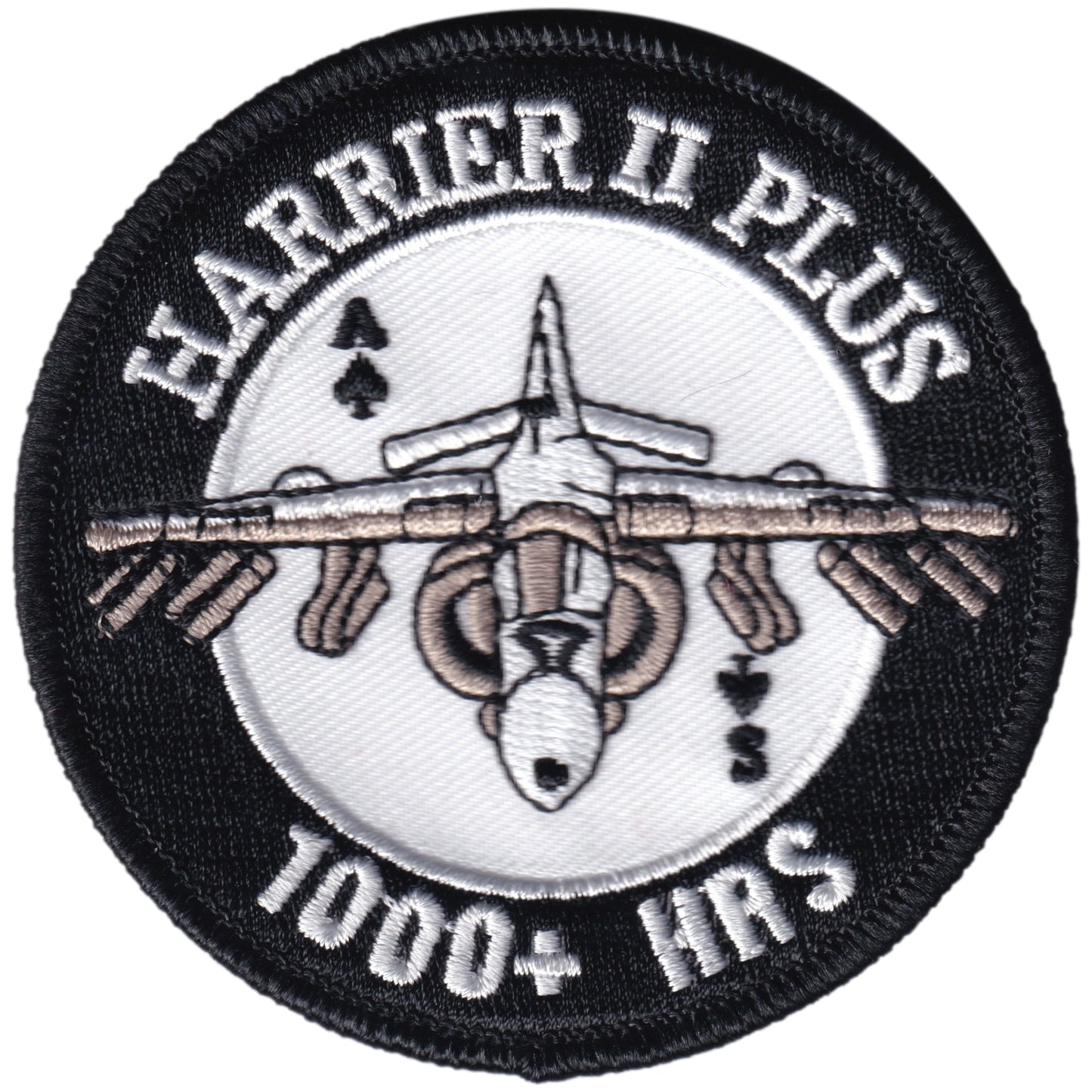 Parche United States Marine Corps - VMA-231 - Ace Of Spades - 1000 Hours - McDonnell Douglas AV-8B Harrier II