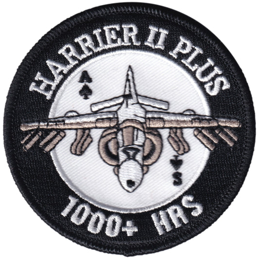 Parche United States Marine Corps - VMA-231 - Ace Of Spades - 1000 Hours - McDonnell Douglas AV-8B Harrier II