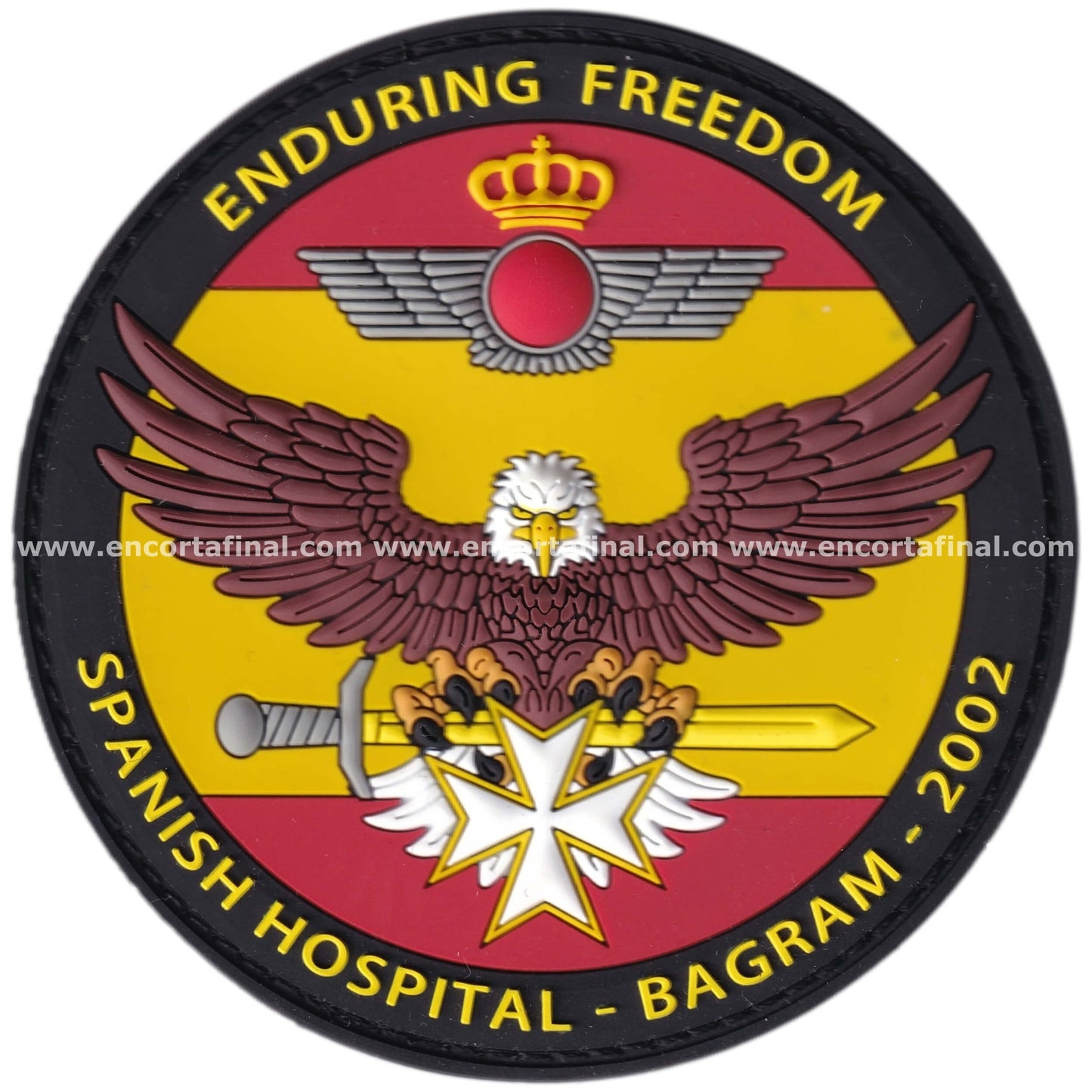 Air Force Patch - Enduring Freedom - Spanish Hospital - Bagram - 2002