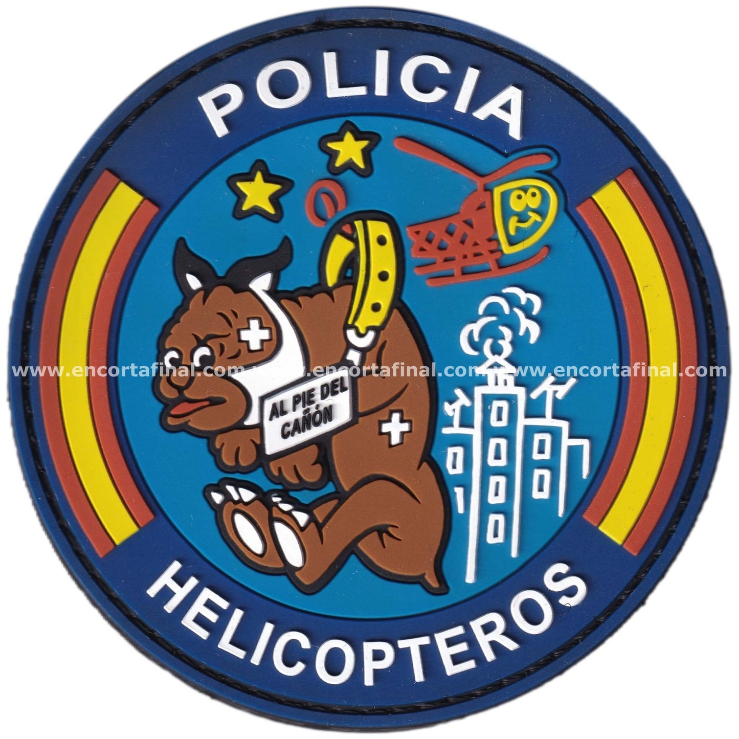 Parche Policia Nacional - Helicopteros - Al Pie del Cañon