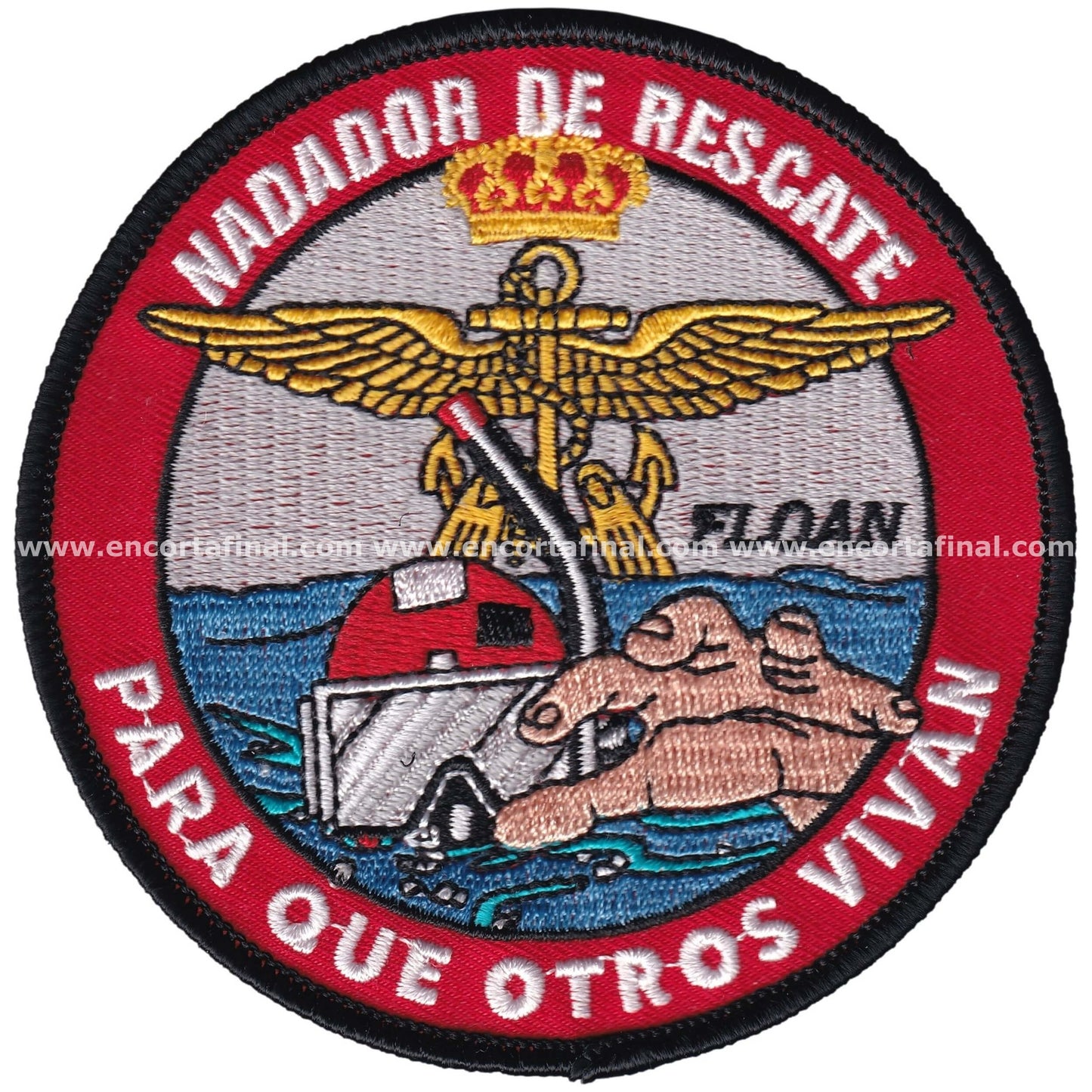 Parche Nadador De Rescate - Flotilla de Aeronaves (FLOAN) - Para que otros vivan