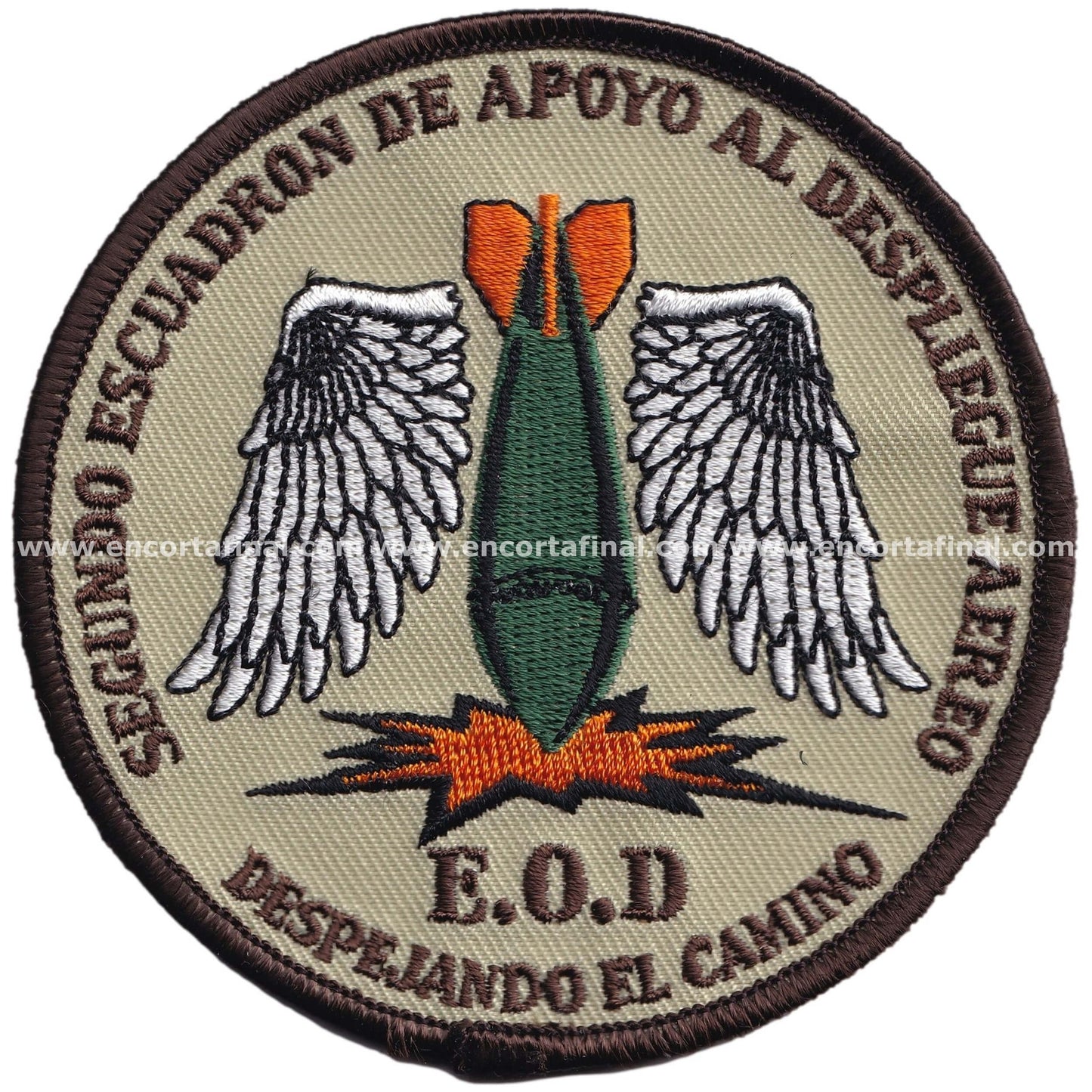 Parche Segundo Escuadron de Apoyo al Despliegue Aereo (SEADA) - E.O.D. - Despejando el camino