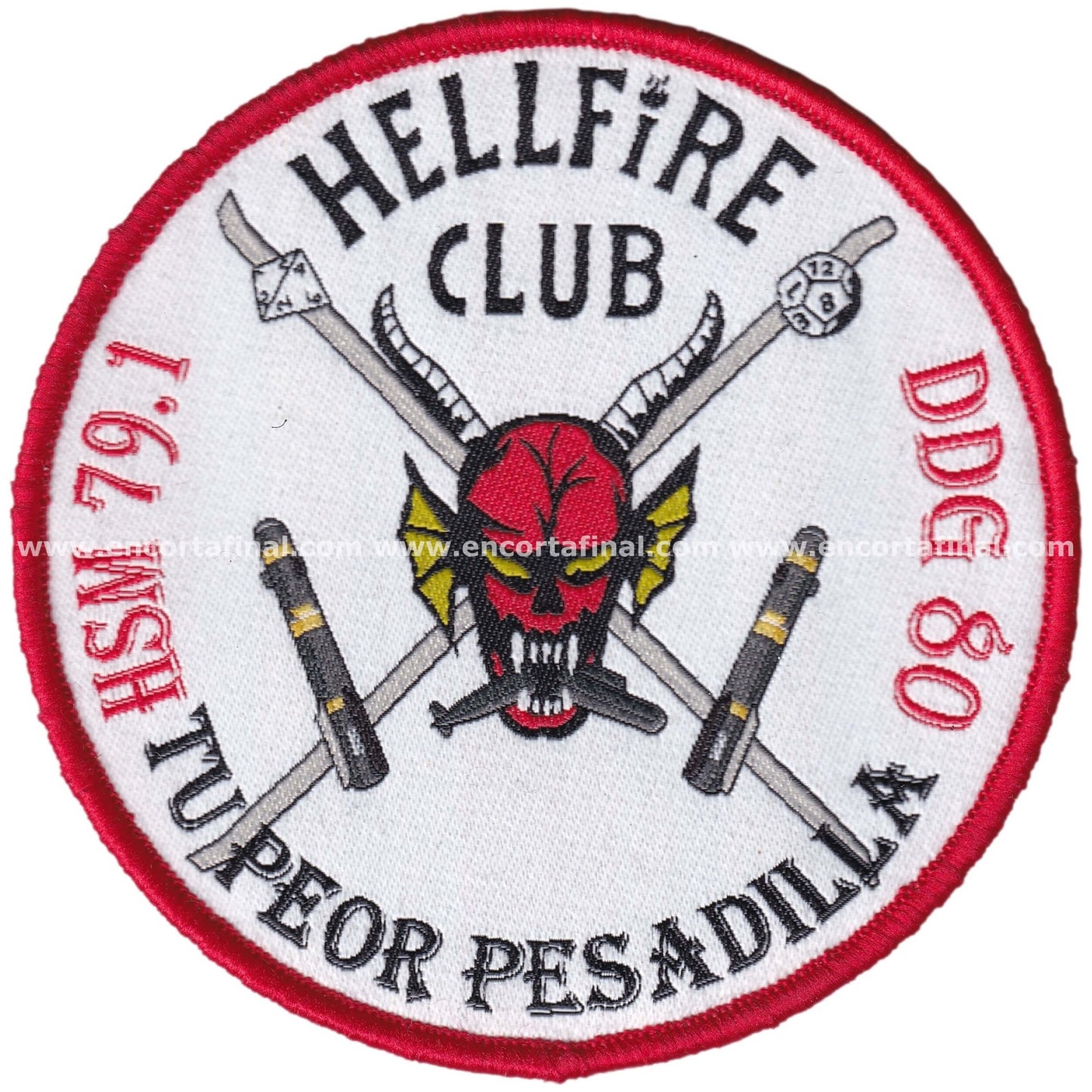 Parche United States Air Forces - Hellfire Club - Tu Peor Pesadilla - HSM 79.1 - DDG 80