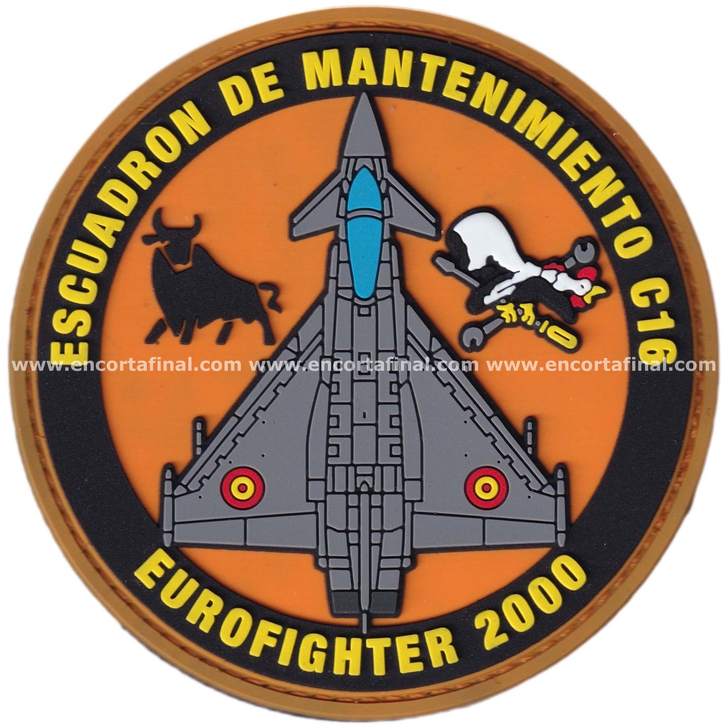 Parche Ala 11 - Escuadron de Mantenimiento C16 - Eurofighter 200