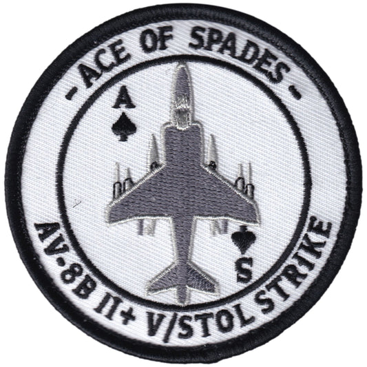 Parche AV-8B II+V - STOL STRIKE - ACE OF SPADES