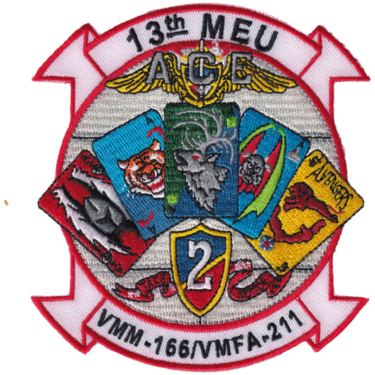 Parche Marine Fighter Attack Squadron 211 (VMFA-211) - VMM-166 - 13th MEU