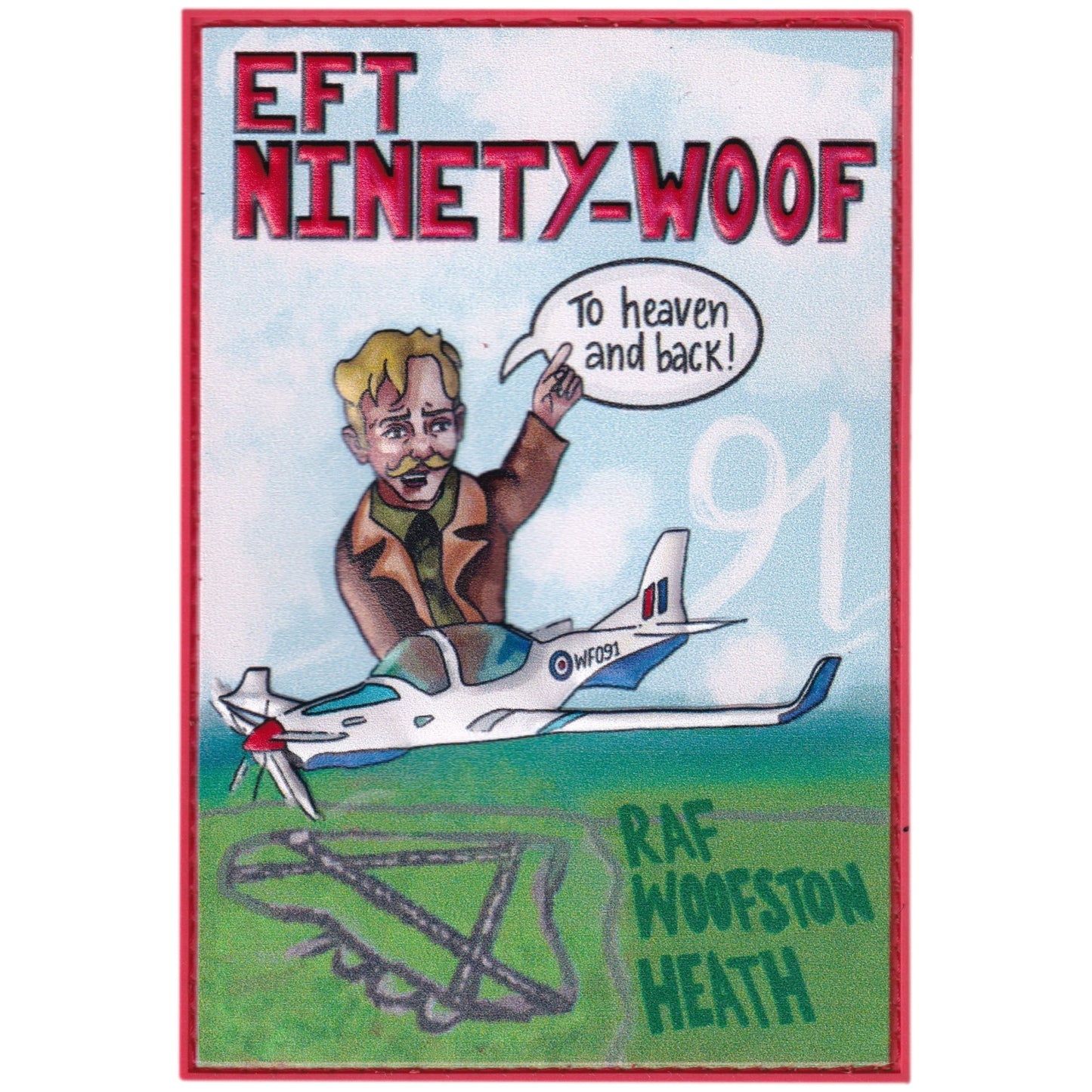 Parche RAF EFT 91 Ninety-Woof Woofston Heath