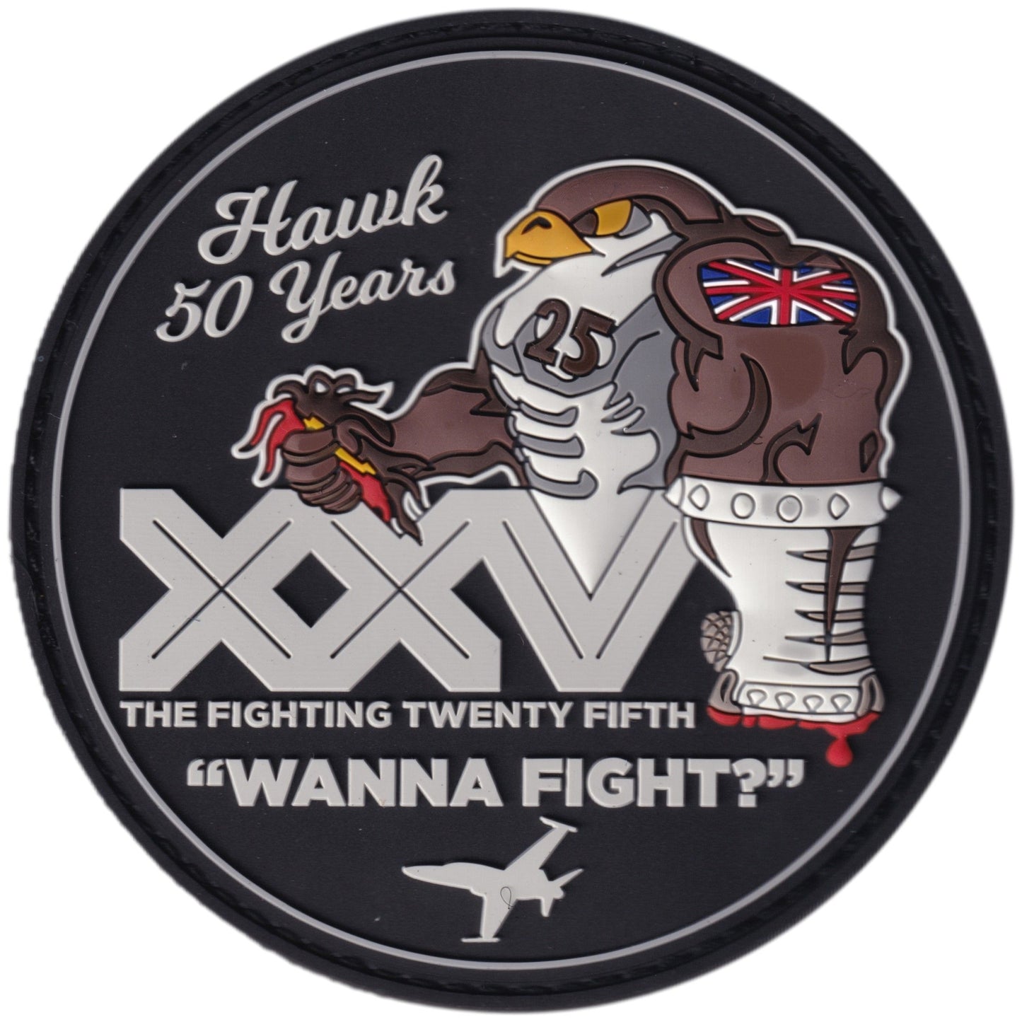 Parche RAF Hawk T2 XXV Squadron - Wanna Fight?