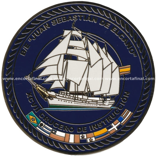 Moneda Buque Escuela Juan Sebastian Elcano - XCVII Crucero de Instruccion