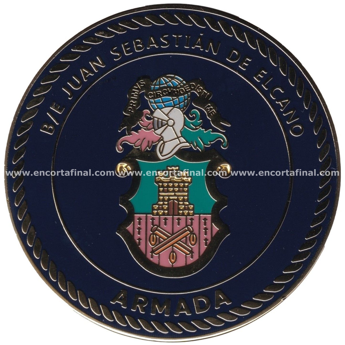 Moneda Buque Escuela Juan Sebastian Elcano - Escuela de Guardias Marinas - Comandante - Armada Española