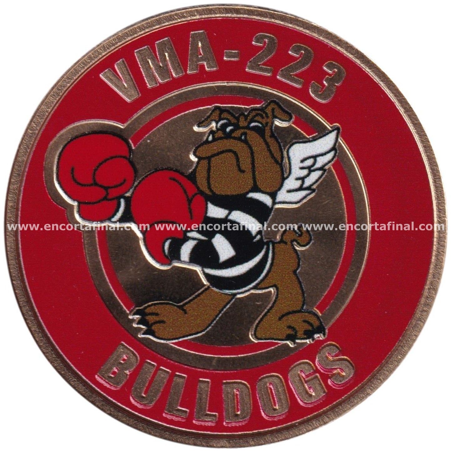 Moneda USMC VMA-223 Bulldogs AV-8B Harrier